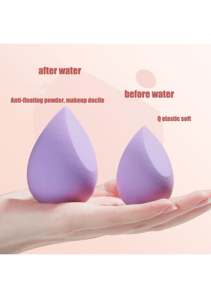 3 Adet Sigorta 3/4 Adet Makyaj Sünger Seti Yüz Güzellik Tozu Puf Fondöten Krem Kapatıcı Makyaj Blender Araçları (Yurt Dışından)