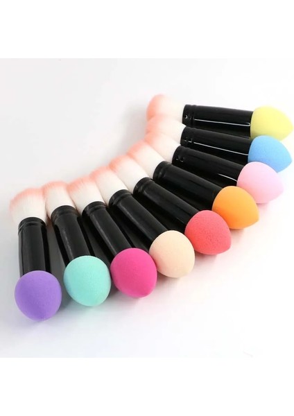 2bd-1 Mavi Ogeyero 1 Adet Profesyonel Allık Fırçası 2 Kafa Naylon Makyaj Fırçaları Makyaj Araçları Için Süngerli Iki Kafa Metal Kozmetik Aletler (Yurt Dışından) fırsatları