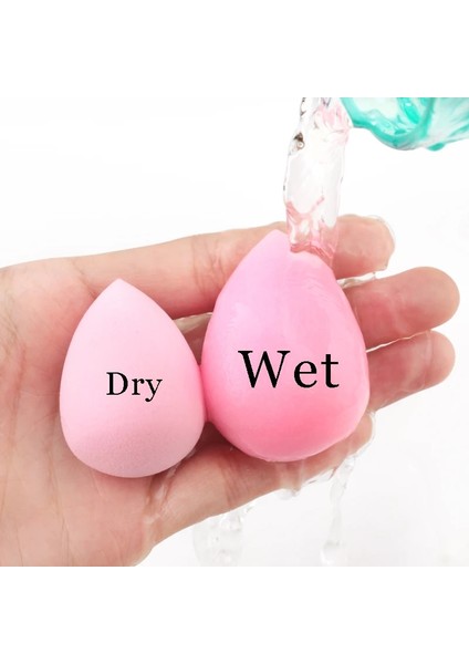 M Pembe 20 Adet Yeni Orta Makyaj Süngeri Su Damlası Şekli Makyaj Fondöten Puf Kapatıcı Toz Pürüzsüz Güzellik Kozmetik Makyaj Süngeri Aracı (Yurt Dışından) fırsatları