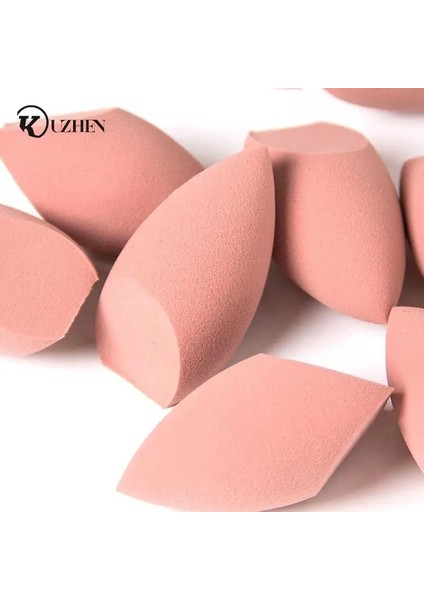 Turuncu 1 Pc Makyaj Puf Mikrofiber Kadife Sünger Makyaj Blender Sünger Tozu Yumurta Şekilli Fondöten Kapatıcı Krem Yüz Kozmetik (Yurt Dışından)