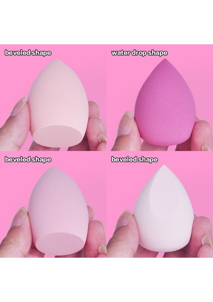 8 Adet Pembe-Mor 4 Adet Makyaj Süngeri Toz Puf Kuru ve Islak Kombine Güzellik Kozmetik Topu Fondöten Tozu Puf Konik Kesim Makyaj Süngeri Araçları (Yurt Dışından) indirimleri