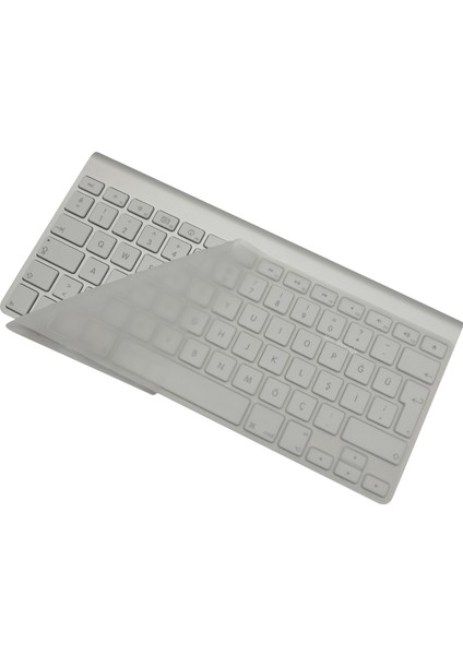 Klavye Kılıfı Apple Magic Keyboard-1 A1314 ile Uyumlu Türkçe Q Baskı Silikon Kılıf