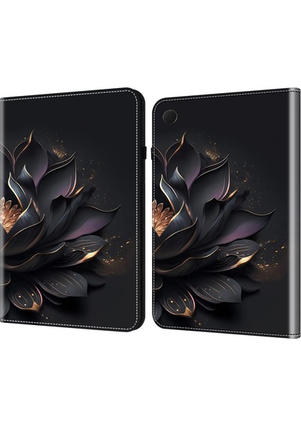 Samsung Galaxy Tab A9+ Elastik Bant Kapatma Şok Geçirmez Kılıf Pu Deri Deri Flip Tablet Kapak Stand (Yurt Dışından) fiyatları