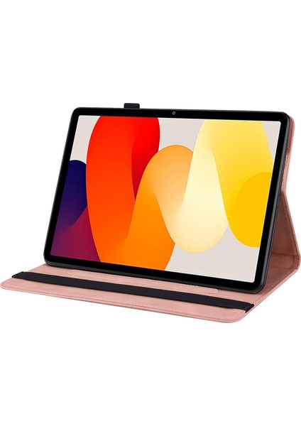 Xiaomi Redmi Pad Se Case Pu Deri Kart Tutucu Baskılı Stand Tablet Kapağı (Yurt Dışından)