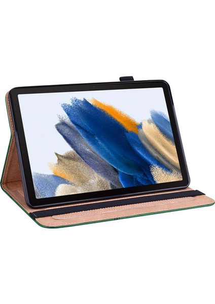 Samsung Galaxy Tab A9 Kapak Pu Deri Stand Kabuk Kart Tutucu Tablet Kılıfı (Yurt Dışından)