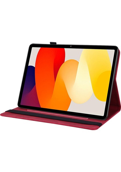 Xiaomi Redmi Pad Se Case Pu Deri Kart Tutucu Baskılı Stand Tablet Kapağı (Yurt Dışından) fırsatları