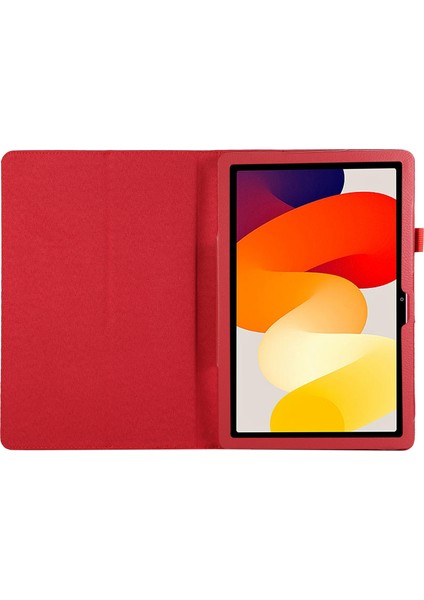 Xiaomi Redmi Pad Se Pu Deri Tablet Kılıfı Litchi Doku Iki Katlı Stand Kapağı (Yurt Dışından) fiyatları