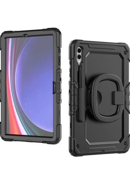 Samsung Galaxy Tab S9+ Pc+ Silikon Tablet Kılıfı El Kelepleme Kickstand Kapak Kayış (Yurt Dışından) fiyatları