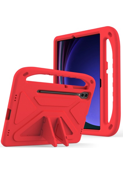 Samsung Galaxy Tab S7+ / S8+ / S9+ Tablet Kılıfı, Çocuk Dostu El Tutma Çubuğu Kapağı (Yurt Dışından)