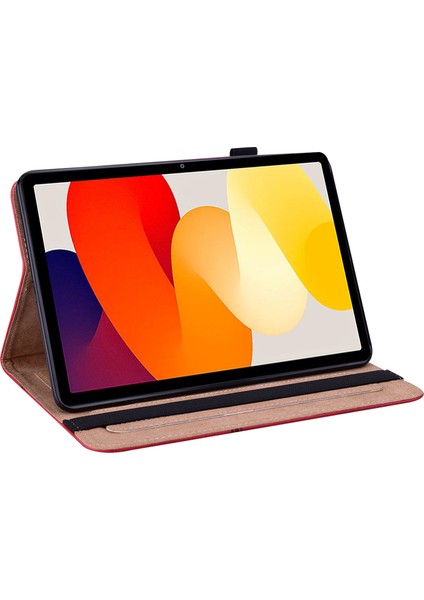 Xiaomi Redmi Pad Se Deri Kılıf Hattı Baskılı Kart Tutucu Tablet Kapak (Yurt Dışından) fırsatları