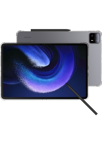 Xiaomi Pad 6 Max 14 Şeffaf Kılıf, Güçlendirilmiş Köşeler Yumuşak Tpu Koruyucu Kapak (Yurt Dışından)