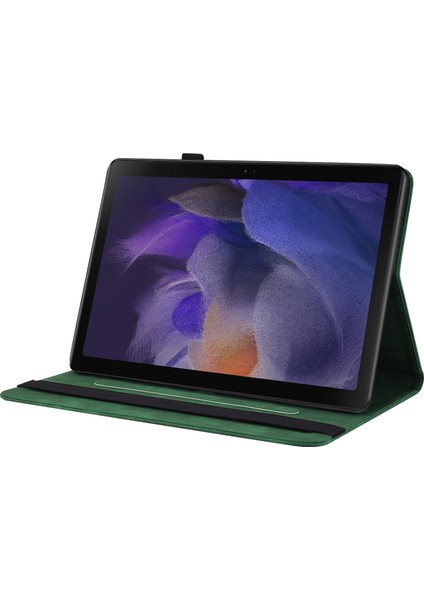 Samsung Galaxy Tab A9+ Kart Tutucu Tablet Kılıfı Pu Deri Stand Kapağı (Yurt Dışından)