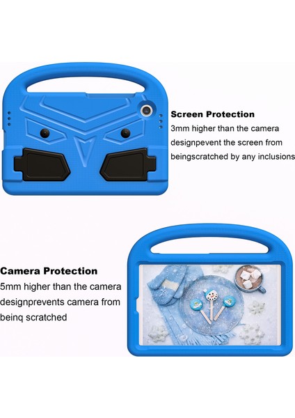 Samsung Galaxy Tab A9 Case Serçe Tarzı Tablet Kapak Kickstand ile (Yurt Dışından)