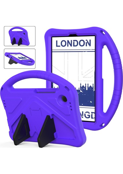 Samsung Galaxy Tab A9 Kasa Şok Geçirmez Tutucu Kickstand Tablet Kapağı (Yurt Dışından)