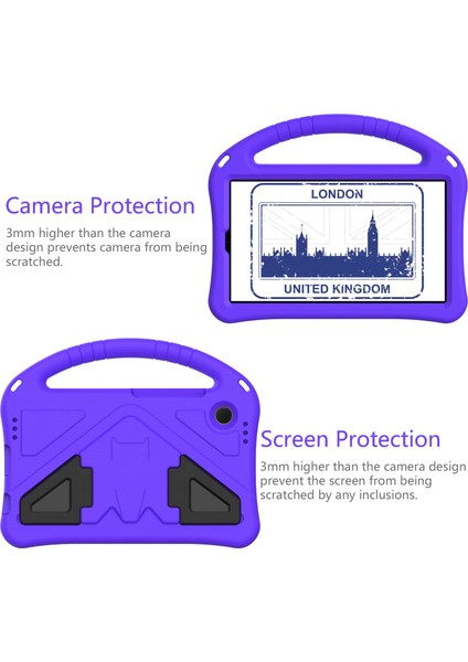 Samsung Galaxy Tab A9 Kasa Şok Geçirmez Tutucu Kickstand Tablet Kapağı (Yurt Dışından) fırsatları