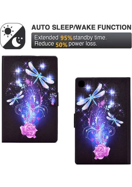 Samsung Galaxy Tab A9 Kılıfı Kart Tutuculu, Çizilmez Pu+Tpu Tablet Kapaklı (Yurt Dışından) indirimleri