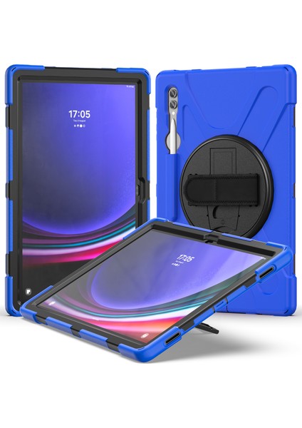 Samsung Galaxy Tab S9 Ultra X910 / S8 Ultra X900 / X906 Pc+Silikon Kickstand Tablet Kılıfı El Bantlı (Yurt Dışından) fiyatları