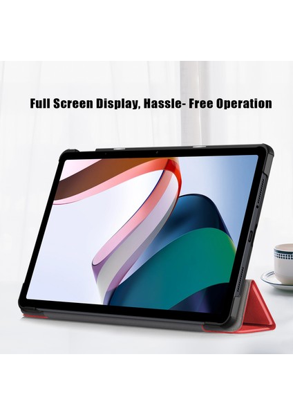 Xiaomi Redmi Pad Se Pu Deri Tablet Kılıfı Üçlü Stand Tam Koruma Tablet Kapak (Yurt Dışından) indirimleri