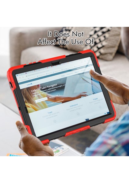 Samsung Galaxy Tab S9+ (SM-X810 / X816B / X818U) Pc+ Silikon Tablet Kılıf Kickstand Koruyucu Kapak Pet Ekranı Film ile (Yurt Dışından) fırsatları