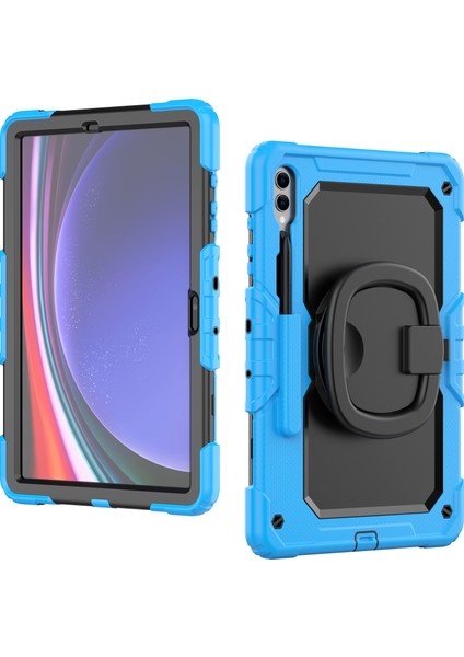 Samsung Galaxy Tab S9 Ultra Pc+Silikon Damla Geçirmez Tablet Kılıfı Kayışla Döner Kickstand (Yurt Dışından) fiyatları
