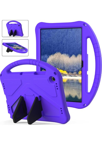 Samsung Galaxy Tab A9+ Sağlam Darbeye Dayanıklı Kapak, Koruyucu Saplı Kickstand Tablet Kılıfı (Yurt Dışından)