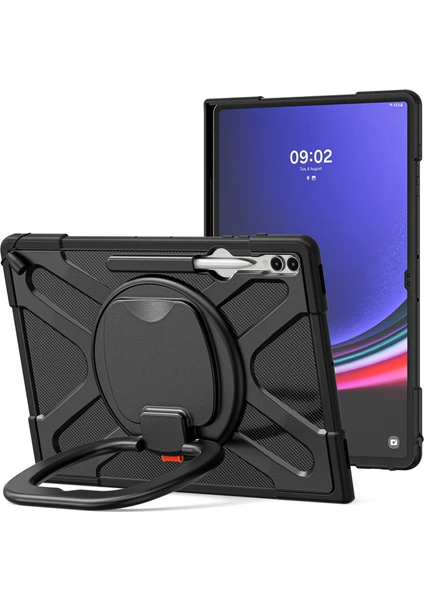 Samsung Galaxy Tab S8 Ultra X900 / X906 / S9 Ultra X910 Tablet Kılıf El Kuzak Kickstand Pc+ Tpu Tablet Kapak (Yurt Dışından)