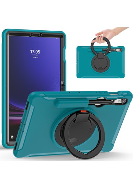 Samsung Galaxy Tab S7 T870 / S8 X700 / S9 X710 Case Kickstand Tablet Kapağı Kalem Yuvası ile (Yurt Dışından)