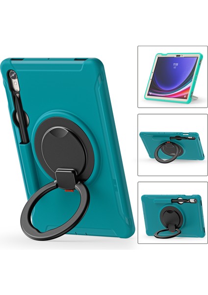 Samsung Galaxy Tab S7 T870 / S8 X700 / S9 X710 Case Kickstand Tablet Kapağı Kalem Yuvası ile (Yurt Dışından) modelleri