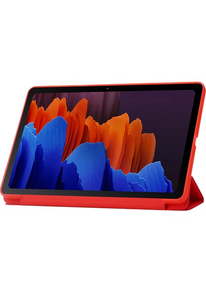 Samsung Galaxy Tab S9 Kılıf Anti-Çizelge Pu+ Silikon Üçlü Stand Tablet Kapağı (Yurt Dışından) fiyatları