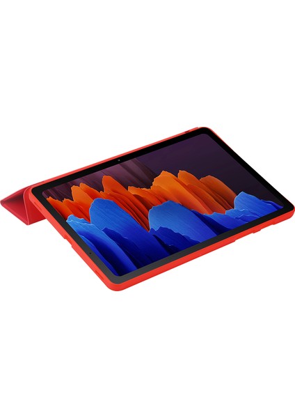 Samsung Galaxy Tab S9 Kılıf Anti-Çizelge Pu+ Silikon Üçlü Stand Tablet Kapağı (Yurt Dışından) modelleri