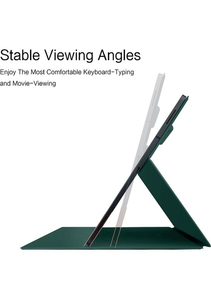 Samsung Galaxy Tab S9 Manyetik Tablet Kılıf Pu Deri Stand Anti-Damla Tablet Kapak (Yurt Dışından)