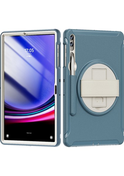 Samsung Galaxy Tab S7+ T970 / Sekme S7 Fe T730 / Tab S8+ X800 / Tab S9+ X810 Kasa Kalemi Tutucu Pc+ Tpu Tablet Kickstand Cover (Yurt Dışından) fiyatları