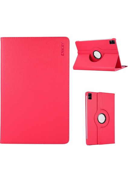 Xiaomi Redmi Pad Se Rotary Stand Kapağı Otomatik Uyku / Uyanık Pu Deri+Pc Tablet Kılıfı (Yurt Dışından)