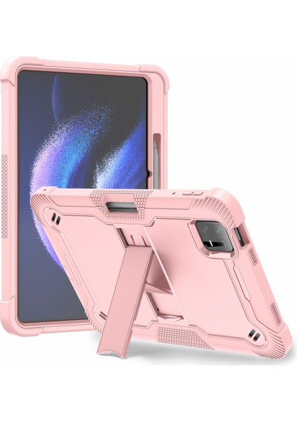 Xiaomi Pad 6 / Pad 6 Pro Kickstand Tablet Kapağı Silikon+ Pc Şok Geçirmez Sağlam Kılıf (Yurt Dışından)