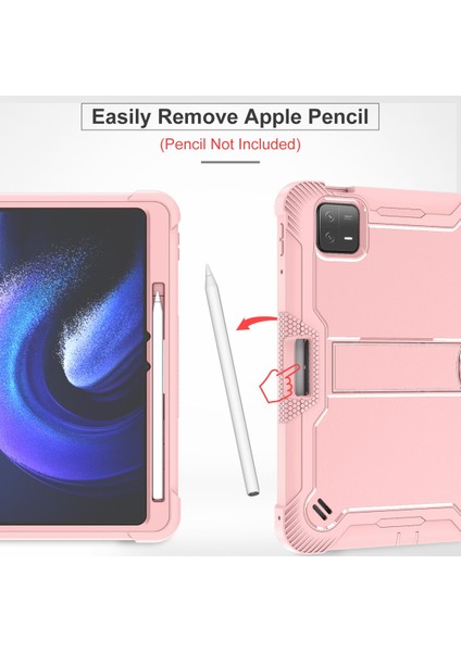 Xiaomi Pad 6 / Pad 6 Pro Kickstand Tablet Kapağı Silikon+ Pc Şok Geçirmez Sağlam Kılıf (Yurt Dışından) modelleri