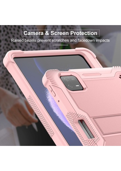 Xiaomi Pad 6 / Pad 6 Pro Kickstand Tablet Kapağı Silikon+ Pc Şok Geçirmez Sağlam Kılıf (Yurt Dışından) fırsatları