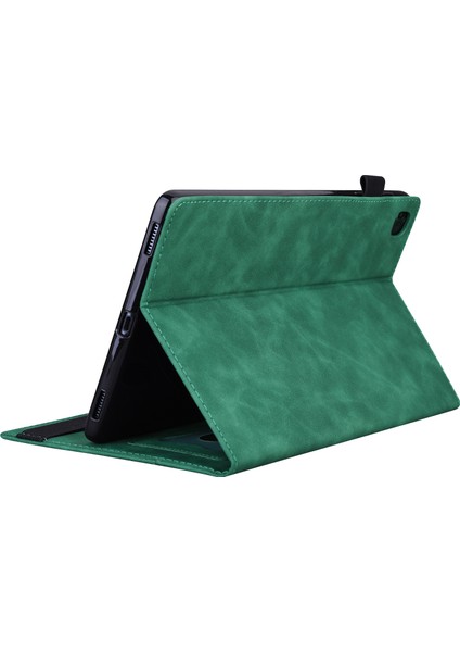 Samsung Galaxy Tab A9 Tablet Cüzdan Kılıfı Pu Deri Anti Drop Stand Tablet Kapak (Yurt Dışından)