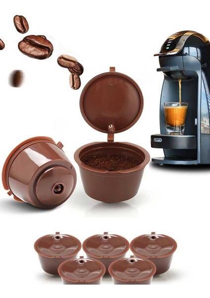 3 Adet Doldurulabilir Dolce Gusto Kahve Kapsülü (Yıkayıp Tekrar Doldurabilirsiniz. )