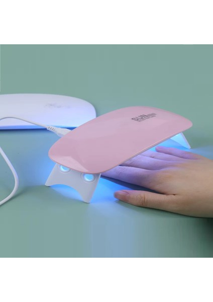 Ev Tipi Taşınabilir Uv LED Tırnak Kurutucu Oje Kurutucu Xolo Mini 6W 6 LED