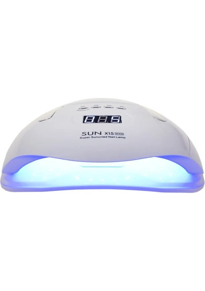 Sun X15 Max Pro Uv LED Dijital 135W 45 LED Profesyonel Tırnak Kurutucu Protez Tırnak Kalıcı Oje Poly Gel