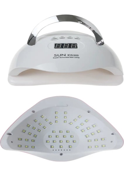 Sun X15 Max Pro Uv LED Dijital 135W 45 LED Profesyonel Tırnak Kurutucu Protez Tırnak Kalıcı Oje Poly Gel indirimleri