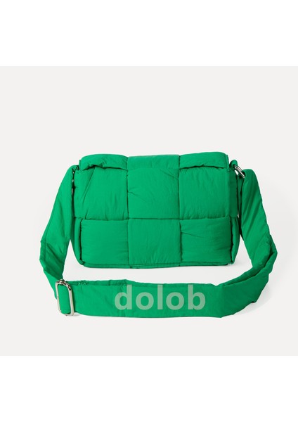 2023 Erken Sonbahar Yeni Stil Taze Edebi Çapraz Vücut Küçük Kare Çanta Kadın Niş Üst Düzey Dokuma Ekose Naylon Omuz Çantası (Yurt Dışından) fiyatları