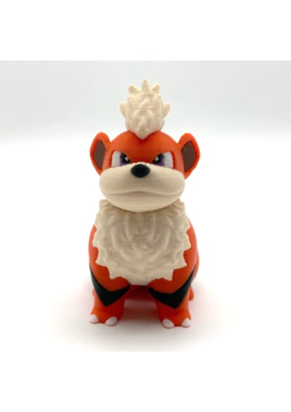 #0058 Growlithe Pokemon Figürü
