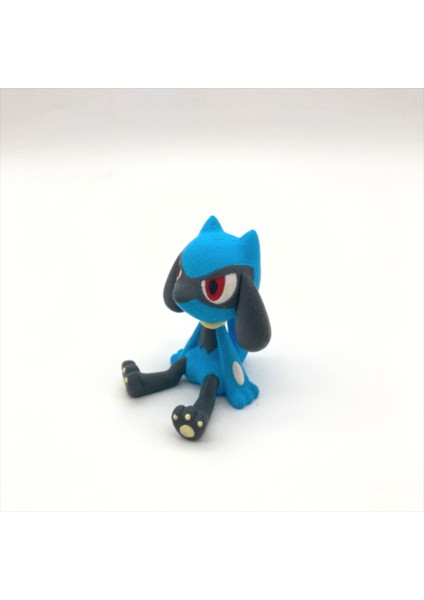 #0447 Riolu Family Pokemon Figür Seti modelleri