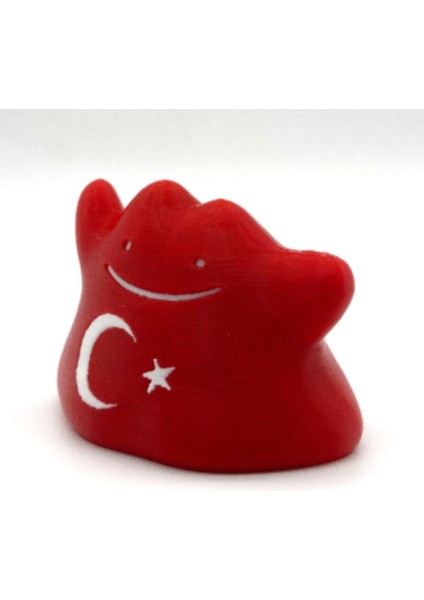 #0132 Türk Bayrağı Ditto Pokemon Figürü
