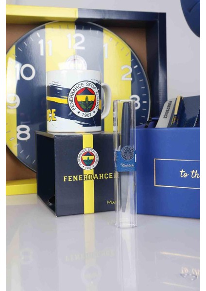 LİSANSLI FENERBAHÇE "PREMIUM FULL + FULL SET" DUVAR SAATİ İLE