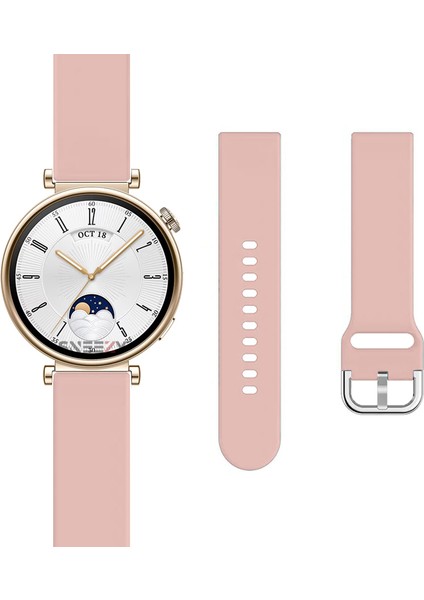 Huawei Watch Gt4 41MM Ile Uyumlu 18MM Purelux Soft Tokalı Silikon Kordon
