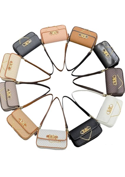 Mk Model Kadın İnce Zincirli Baget El Ve Omuz Çantası fiyatları