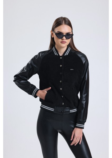 Kadın Deri Spor Mont