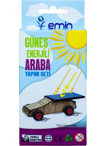 Güneş Enerjili Araba Yapım Seti